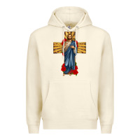 Sandshell jesus christ cross Premium Hoodie - texasbilliewilder