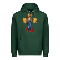 Sports Green jesus christ cross Premium Hoodie - texasbilliewilder