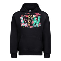Black floral lpn licensed practical nurse Urban Hoodie - RanaPortraitStore