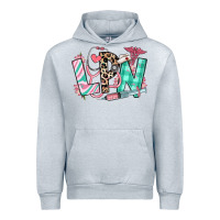 Heather Grey floral lpn licensed practical nurse Urban Hoodie - RanaPortraitStore