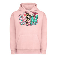 Pigment Salmon floral lpn licensed practical nurse Urban Hoodie - RanaPortraitStore