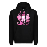 Black tackle cancer halloween ghosts american football Premium Hoodie - RanaPortraitStore