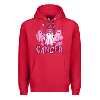 Cardinal tackle cancer halloween ghosts american football Premium Hoodie - RanaPortraitStore