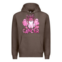 Coffee tackle cancer halloween ghosts american football Premium Hoodie - RanaPortraitStore
