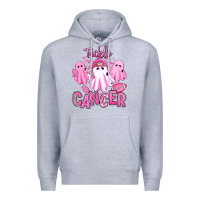 Heather Grey tackle cancer halloween ghosts american football Premium Hoodie - RanaPortraitStore