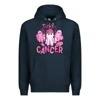 Navy tackle cancer halloween ghosts american football Premium Hoodie - RanaPortraitStore