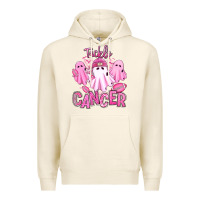 Tackle Cancer Halloween Ghosts American Football Premium Hoodie | Teevron