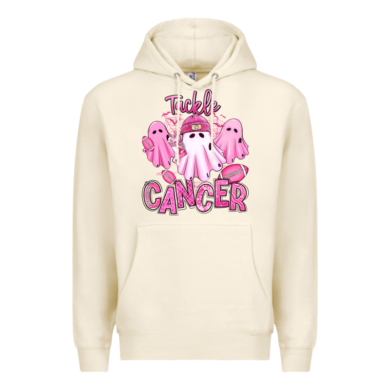Tackle Cancer Halloween Ghosts American Football Premium Hoodie by RanaPortraitStore | Teevron