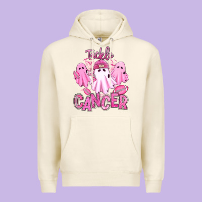 Premium Hoodie tackle cancer halloween ghosts american football