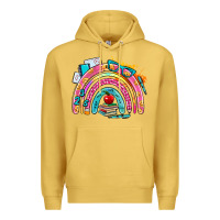 Antique Gold school rainbow Premium Hoodie - AdoDesignShop