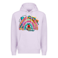 Lilac school rainbow Premium Hoodie - AdoDesignShop
