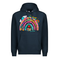 Navy school rainbow Premium Hoodie - AdoDesignShop