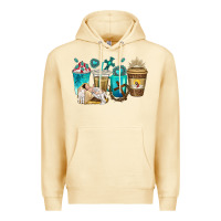 Pina Colada jesus coffee cups Premium Hoodie - texasbilliewilder