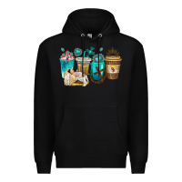Black jesus coffee cups Premium Hoodie - texasbilliewilder