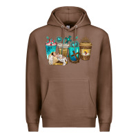 Chestnut jesus coffee cups Premium Hoodie - texasbilliewilder