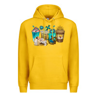 Lemon jesus coffee cups Premium Hoodie - texasbilliewilder