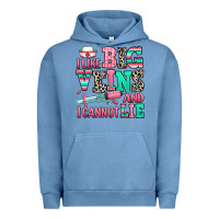 Pigment Pebble Blue i like big veins and i cannot lie Urban Hoodie - RanaPortraitStore