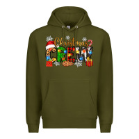 Army Green christmas crew Premium Hoodie - Zillion Design Studio
