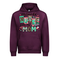 Mauve Wine my favorite nurse calls me mom Urban Hoodie - RanaPortraitStore