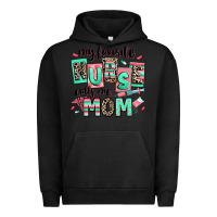 Pigment Black my favorite nurse calls me mom Urban Hoodie - RanaPortraitStore