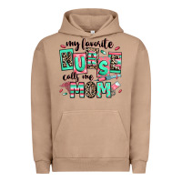 Pigment Burro my favorite nurse calls me mom Urban Hoodie - RanaPortraitStore