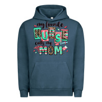 Pigment Midnight Navy my favorite nurse calls me mom Urban Hoodie - RanaPortraitStore