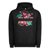 Pigment Black nurse flowers custom name design Urban Hoodie - RanaPortraitStore
