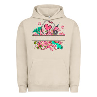 Pigment French Oak nurse flowers custom name design Urban Hoodie - RanaPortraitStore