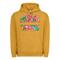 Pigment Peanut Butter nurse flowers custom name design Urban Hoodie - RanaPortraitStore