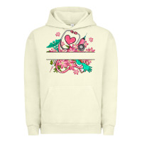 Pigment Pistachio nurse flowers custom name design Urban Hoodie - RanaPortraitStore