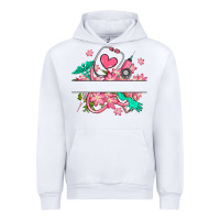 White nurse flowers custom name design Urban Hoodie - RanaPortraitStore