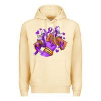 Pina Colada domestic violence afro girl sneakers Premium Hoodie - RanaPortraitStore