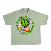 Oil Green happy go lucky Urban Heavy Tee - Artiststas