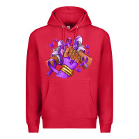 Cardinal domestic violence afro girl sneakers Premium Hoodie - RanaPortraitStore