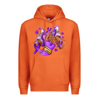 Carrot domestic violence afro girl sneakers Premium Hoodie - RanaPortraitStore