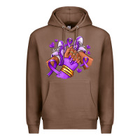 Chestnut domestic violence afro girl sneakers Premium Hoodie - RanaPortraitStore