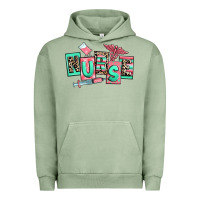 Pigment Oil Green nurse Urban Hoodie - RanaPortraitStore
