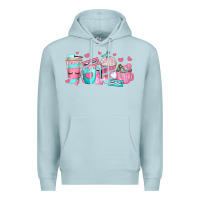 Blue Mist lash hustler coffee cups Premium Hoodie - texasbilliewilder