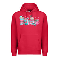 Cardinal lash hustler coffee cups Premium Hoodie - texasbilliewilder