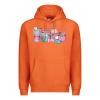 Carrot lash hustler coffee cups Premium Hoodie - texasbilliewilder
