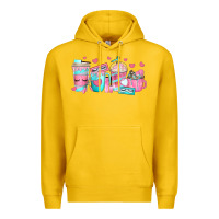 Lemon lash hustler coffee cups Premium Hoodie - texasbilliewilder