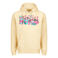 Pina Colada lash hustler coffee cups Premium Hoodie - texasbilliewilder