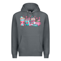 Rock lash hustler coffee cups Premium Hoodie - texasbilliewilder
