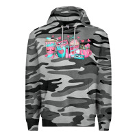 Slate Camo lash hustler coffee cups Premium Hoodie - texasbilliewilder