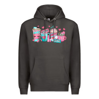 Smoke lash hustler coffee cups Premium Hoodie - texasbilliewilder