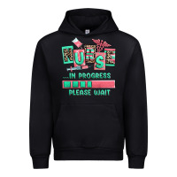 Black nurse in progress please wait Urban Hoodie - RanaPortraitStore