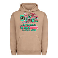 Pigment Burro nurse in progress please wait Urban Hoodie - RanaPortraitStore
