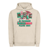 Pigment French Oak nurse in progress please wait Urban Hoodie - RanaPortraitStore