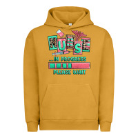 Pigment Peanut Butter nurse in progress please wait Urban Hoodie - RanaPortraitStore
