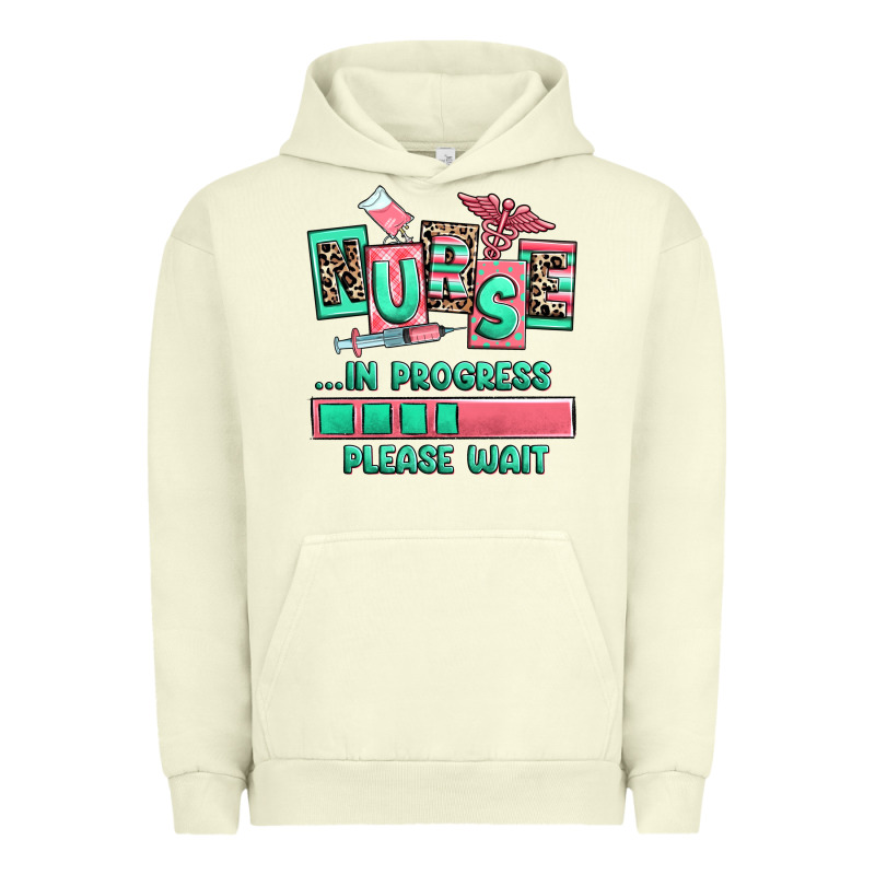 Nurse In Progress Please Wait Urban Hoodie by RanaPortraitStore | Teevron